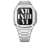 KCHSRKHXC 41 mm45mmstinlesssteelStapsetForappleWatch44mmMetalcaseForiWatch87Series6Se5440mmDiyModificationKit