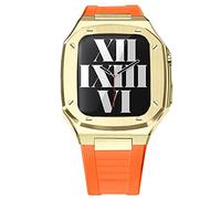 KCHSRKHXC 41 mm45mmstinlesssteelStapsetForappleWatch44mmMetalcaseForiWatch87Series6Se5440mmDiyModificationKit