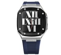 KCHSRKHXC 41 mm45mmstinlesssteelStapsetForappleWatch44mmMetalcaseForiWatch87Series6Se5440mmDiyModificationKit, Giallo, Parent