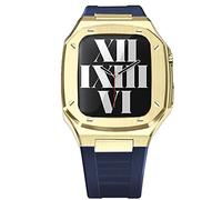 KCHSRKHXC 41 mm45mmstinlesssteelStapsetForappleWatch44mmMetalcaseForiWatch87Series6Se5440mmDiyModificationKit, argento, Parent
