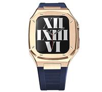 KCHSRKHXC 41 mm45mmstinlesssteelStapsetForappleWatch44mmMetalcaseForiWatch87Series6Se5440mmDiyModificationKit