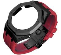 KCHSRKHXC 4rd Gen Kit for GA2100 GA-2100 GA2110 Metal Watch Case Fluorine Rubber Strap Stainless Steel Bezel Rubber Sport Watchband Watch Strap