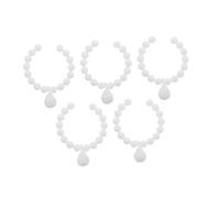 KCHSRKHXC 5 Pezzi di Collana per casa delle Bambole in Miniatura Gioielli con Perline di Perle finte per Bambole Fai Finta di Giocare con Accessori per casa delle Bambole