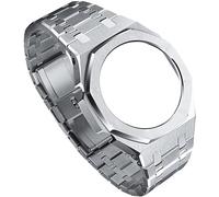 KCHSRKHXC All Stainless Steel Watch Bezel Strap Replacement Accessories，For GA2100/GA2110 Men's Women Watches DIY watch strap
