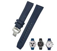 KCHSRKHXC Canda di guardia da 20 mm da 20 mm per adatto per tissot T114417 T114 Terratura in silicone in gomma morbida a farfalla Braccialetti sportivi impermeabili