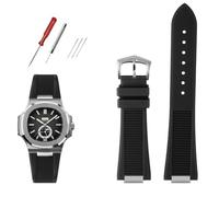 KCHSRKHXC Canda di guardia fluorosilicone di qualità per Patek Philippe Sport Elegante Nautilus Series 5711/5712/5980 Bracciale per orologio impermeabile Bracciale maschio