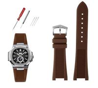 KCHSRKHXC Canda di guardia fluorosilicone di qualità per Patek Philippe Sport Elegante Nautilus Series 5711/5712/5980 Bracciale per orologio impermeabile Bracciale maschio