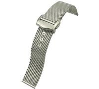 KCHSRKHXC Canda di guardia in acciaio inossidabile da 20 mm 316L per pagani adatto per braccialetti in metallo intrecciato omega 300.