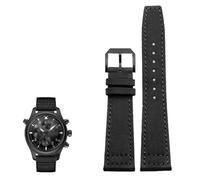 KCHSRKHXC Canda di guardia in nylon ad alta densità per IWC IW377724 IW371614 cinghia di orologio 20mm 21mm 22mm Bracciale Black Armygreen Blue Tela Celt