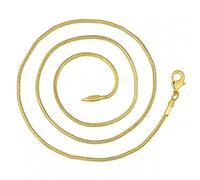 KCHSRKHXC Catena larga 2 mm S 40,6-76,2 cm per donne gioielli regalo amico