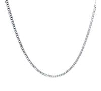 KCHSRKHXC Catena laterale da donna da 2 mm, 40,6 cm, 45,7 cm, 50,8 cm, 55,9 cm, 61 cm, corta, lunga, charm S