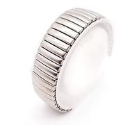 KCHSRKHXC cinghia di orologio 12 14 16 18 20 20 22 mm Espansione in acciaio inossidabile in acciaio inossidabile Braccialetti in metallo Argento Bracciale