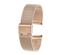 KCHSRKHXC cinghia di orologio 12 mm/14 mm/16 mm/18 mm/20 mm/22 mm/24 mm in acciaio inossidabile cinghia di orologio da orologio dritta Braccialetto di orologio in maglia