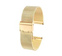 KCHSRKHXC cinghia di orologio 12 mm/14 mm/16 mm/18 mm/20 mm/22 mm/24 mm in acciaio inossidabile cinghia di orologio da orologio dritta Braccialetto di orologio in maglia
