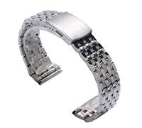 KCHSRKHXC Cinghia di orologio, cinturino in acciaio inossidabile inossidabile da 18 mm/20 mm/22 mm Bracciale da uomo e donna