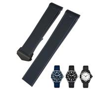 KCHSRKHXC Cinghia di orologio in silicone in gomma da 20 mm adatto per F1 Aquaracer 300 Way201A Way211c Accessori per cameriere