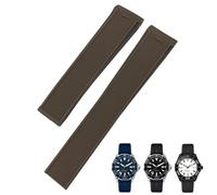 KCHSRKHXC Cinghia di orologio in silicone in gomma da 20 mm adatto per F1 Carrera Aquaracer 300 Way201A Way211c Accessori