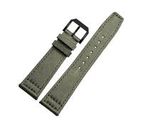 KCHSRKHXC Cinturini da orologi da 20 mm ad alta densità per iwc pilota portoghese portoghese nylon tela orologio da orologio cinghie braccialetti