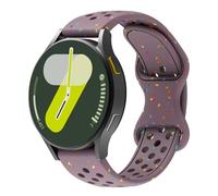 KCHSRKHXC Cinturino in silicone 18/20/22mm per Galaxy Watch7/6/5/4/44/40mm classico 43/47mm Gears3 Bracciale per 3 4Pro GT3/2E Cingcio d'oro