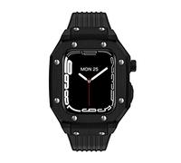 KCHSRKHXC Cinturino per cassa dell'orologio in lega per la serie 7 6 5 4 SE 45mm 42mm 44mm Modifica telaio in metallo Cinturino per orologio stile casual Business, 44mm, Standard, Standard