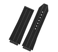 KCHSRKHXC Cinturino per orologio Big Bang in silicone, 26 mm x 19 mm, 25 mm x 17 mm, impermeabile, cinturino in gomma (colore : 2 fibbie nere, dimensioni: 25 - 17 mm, 26-19mm, Standard, standard