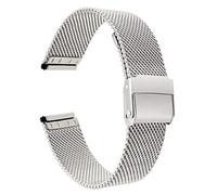 KCHSRKHXC Cinturino per orologio da 13 mm, 14 mm, 16 mm, 17 mm, 18 mm, 19 mm, 20 mm, 22 mm, in acciaio inox, cinturino intrecciato da polso, 18mm, Standard, Standard
