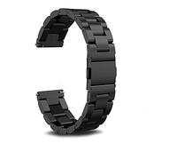 KCHSRKHXC Cinturino per orologio da 18 mm, 20 mm, 22 mm, in acciaio inox, cinturino per bracciale smar, Black, Standard, Standard