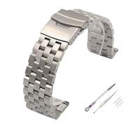 KCHSRKHXC Cinturino per orologio da uomo, in acciaio inox massiccio, 18 mm, 20 mm, 22 mm, 24 mm, 26 mm, con strumenti, 26mm, Standard, Standard