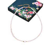 KCHSRKHXC collana gusci d'acqua dolce elegante a forma di cuore Accessorio per le donne in acciaio fatto a mano
