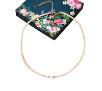 KCHSRKHXC collana gusci d'acqua dolce elegante a forma di cuore Accessorio per le donne in acciaio fatto a mano