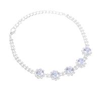 KCHSRKHXC Collana per cani Rhinestone regolabile Collana comoda gioielli per animali domestici comodi per gatti gattini e cuccioli con chiusura sicura design per matrimoni e feste