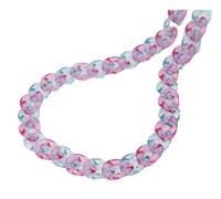 KCHSRKHXC Collane a ciondolo Nuova collana con bloccaggio a catena nera acrilica per uomini donne hip hop fibbia lunghe allaccia (colore: medio)