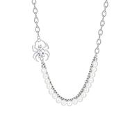 KCHSRKHXC Collane a pendente care creativa cucitura cucitura cucitura semplice leggera lussuosa catena di clavicole a catena di personalità design per donne