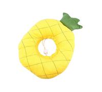 KCHSRKHXC Colletto per animali domestici leccaggi un anello del collo gatto carino design di ananas morbido comodo e non irritante per mangiare attività di sonno e gioco