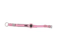 KCHSRKHXC Custodia per protezione per colla per pet collar del localizzatore perso con copertina di tracker per cani riflettenti durevole per visibilità notturna confortevole per i cani rosa s