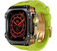KCHSRKHXC Elastico della custodia per orologio in acciaio inossidabile , per Serie 2 49 mm Sostituzione , Claspkit della custodia della cornice in metallo