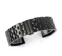 KCHSRKHXC Guarda cinturino da 20 mm, 22 mm, 24 mm, 26 mm in acciaio inossidabile in acciaio rapido a collegamento solido cinghia di sostituzione in metallo da uomo e donna