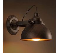 KCHSRKHXC Lampada a parete, lampada a parete regolabile a parete industriale, lampada da testiera E27 Fissature di illuminazione con pale per parete rustica per le scale del corridoio maga