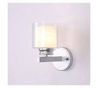 KCHSRKHXC Lampada a parete, Lampade a parete a led da letto per camera da letto postmoderna - Luci da parete in vetro Decorazione di illuminazione scale per corridoio interno
