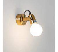 KCHSRKHXC Lampada a parete Personalità testa 1, lampada a placcatura piccola, lampadari per cucina