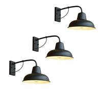 KCHSRKHXC Lampada da parete da esterno Industriale Iron Iron Luce impermeabile E26 Fissature per il giardino del cortile di balcone e altre luci
