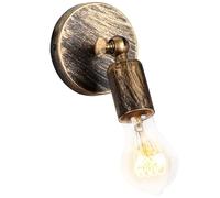 KCHSRKHXC Lampada da parete in bronzo industriale semplice regolare lampada da parete della testa per corridoio illuminazione a soppalco luminaire retro decorazioni con applione