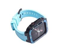 KCHSRKHXC Modified Kit Metal Watch Case With Band,For Band Series 8 7 45mm,Stainless Steel Cover+Strap Retrofit Set Accessories,For Series 6 5 4 SE