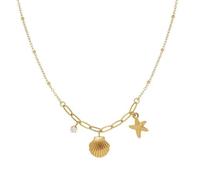 KCHSRKHXC Necklace Elegant Starfishes Ciondolo Tema unico intarsiato con strass per feste gioielli