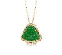 KCHSRKHXC Necklace Women Imitation Resina in lega pubblica All-Match Atmospher Magi a ciondolo Maitreya Gioielli Maitreya
