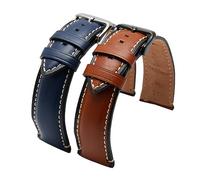 KCHSRKHXC Nuovo cinturino in pelle genuina 20mm 22mm 24mm di guardia compatibile con FTW1114/FS5151 Bracciale d'oro