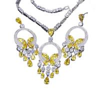 KCHSRKHXC Orecchini da sposa con sposa da sposa Orecchini da sposa con sposa delle spose set di gioielli da sposa con spose