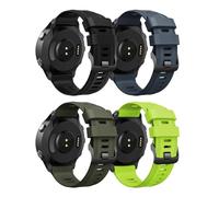 KCHSRKHXC Per istinti orologi/Forerunner 955 Watch Band, cinghie di silicone morbida da 22 mm per Forerunner 945/Instinct 2/Forerunner 935/Forerunner 965 (4 pacchetti)