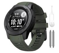 KCHSRKHXC Per istinto 2 watchband istinct 2 polso solare da polso solare 22mm Sostituzione silicone cinghia di orologio compatibile con istinto 2 tattico solare (arancione)