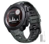 KCHSRKHXC Per la banda dell'istinto, cinghia di orologio sostitutivo in silicone morbido compatibile con istinto 2/ solare/tattica di guardia